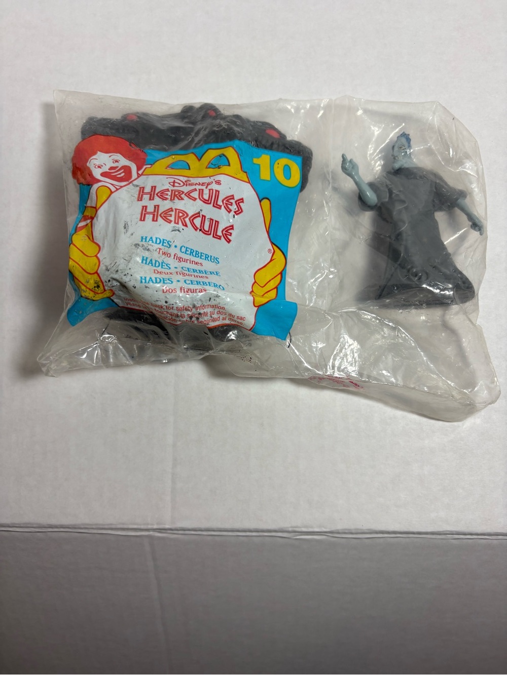 Vintage 1996 McDonalds Disney Hercules Hades & Cerberus Two Figure Set Sealed